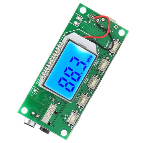 1* FM Module PCB Board W/LCD Display Digital FM Radio Projects Accessories — image 4