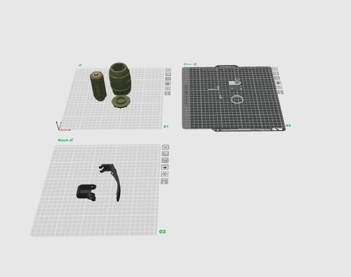 German DM-51 Replica Hand Grenade 3D Printed Prop — image 1