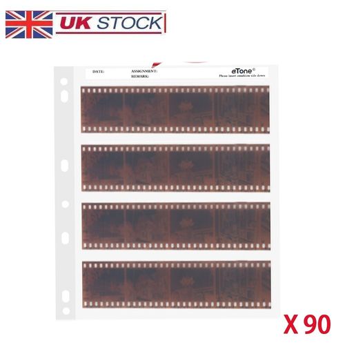 90x Archival Film Storage Pages Sheets Sleeves 6x7 120 B&W Color Negative Slide — image 1
