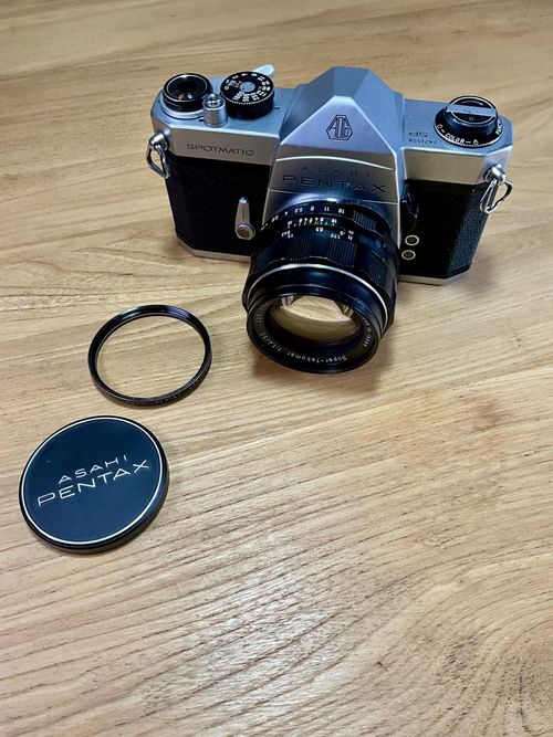  Pentax Spotmatic SP SLR Camera Super Takumar f/1.4 50mm Lens Asahi Pentax — image 4