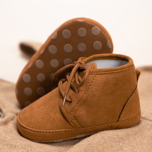 Newborn Baby Boy Pram Shoes Infant Comfortable Booties Inhouse Floor Shoes 0-18M — image 4
