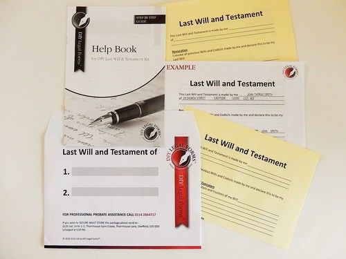 LAST WILL AND TESTAMENT KIT FOR 2,  BRAND NEW 2026 Edition.