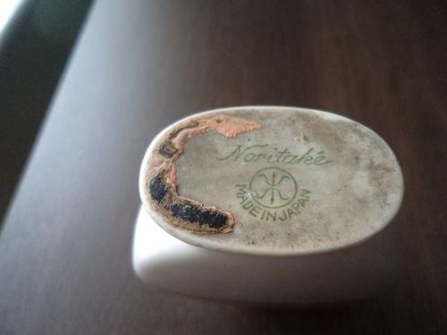 old noritake handpainted art deco snuff bottle-1920/30s — image 5