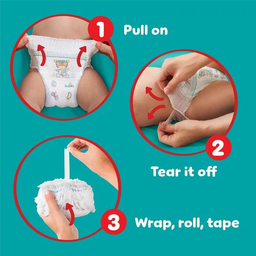 Pampers Baby Dry Nappy Diaper Pants Protect Pull Up Nappies 19kg+Size 9 pack 108 — image 3