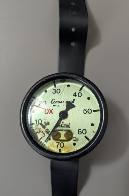 Cressi Sub SOS Wrist Depth Gauge Dive Computer Vintage — image 16