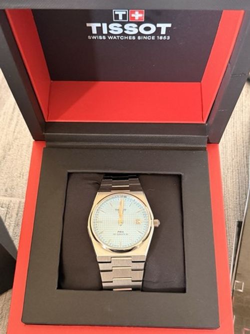 Tissot PRX Powermatic 80 Ice Blue 40mm Stainless Steel Watch