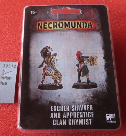 Forgeworld Necromunda Escher Shivver and Apprentice Clan Chymist Games Workshop — image 1