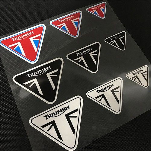 Waterproof Body Panels for Triumph Helmet Stickers Decals Reflective Sunproof 