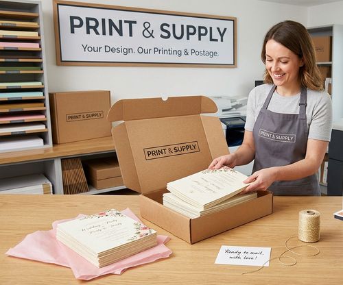Invitations Printing Service, Your Designs We Print and Send — image 1