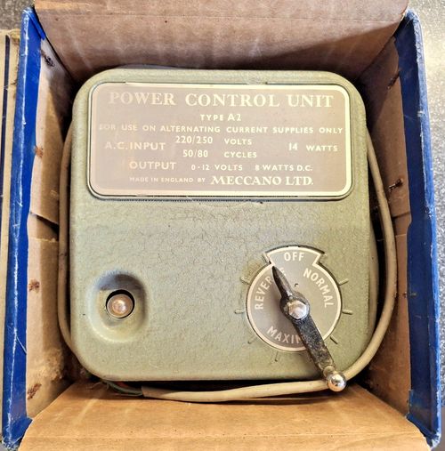 Meccano Type A2 Power Control Unit Original Box Untested Spares/Repairs Parts — image 2