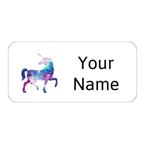 Unicorn Stick on Clothes Labels Name labels - No Iron - No Sew Name Stickers
