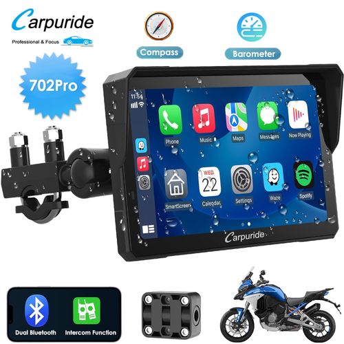 Carpuride W702Pro Moto CarPlay Intercom Function Wireless CarPlay Android Auto — image 1