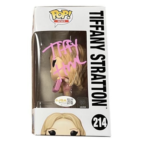 JSA Autographed Tiffany Stratton WWE Funko Pop #214 - Hand Signed Pro Wrestling — image 2