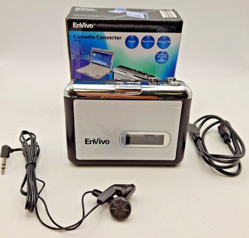 EnVivo Cassette Converter 50815 USB Tape To MP3 Player Walkman Boxed Complete