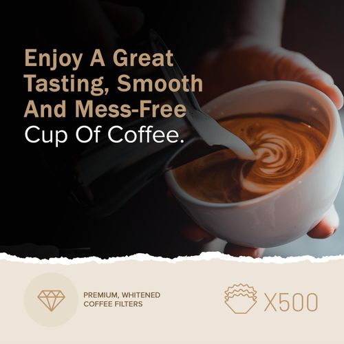 500 Coffee Filter Papers, Commercial, 3 Pint  - Bravilor, Technivorm, Kenco etc — image 2