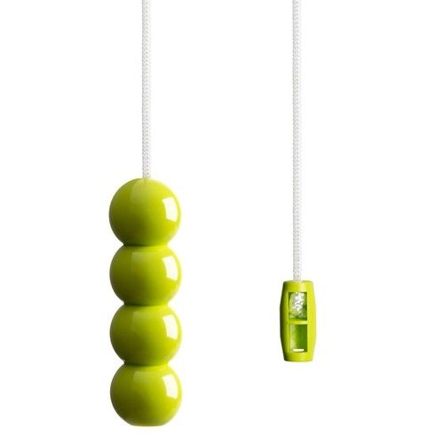 Light Pull Cord String Bathroom, Pebble Style Handle with Ice White Cord X2