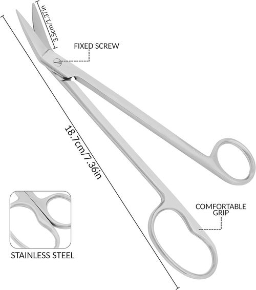 Extra Long Thick Toe Nail Scissors 16cm Clippers Cutters Chiropody Podiatry S/S — image 2