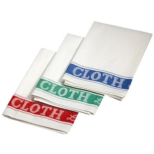 100% Cotton Bar Glass Cloths 10 pc Pack Tea Towels | Kitchen Catering Restaurant — image 7