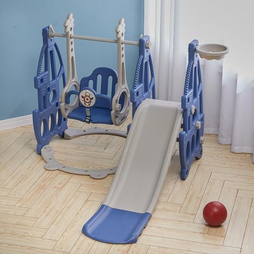 Kids Boy Swing Slide Climber Set Baby Toddler Home Outdoor Garden Playground Toy — image 4
