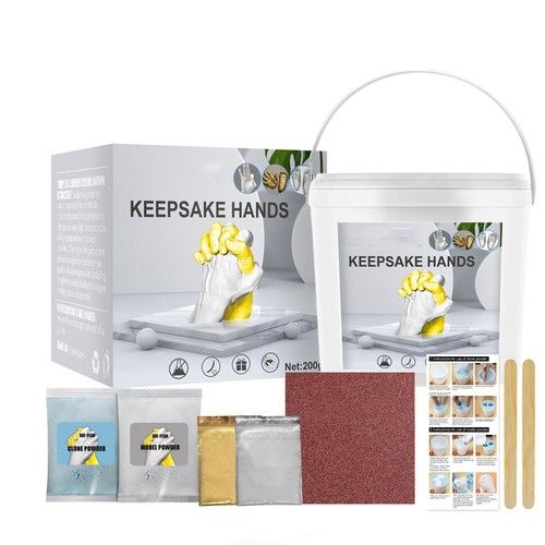 Hands Casting Kit Couples 3D Hand Molding Kit for Adults Keepsake Hands Mold Kit