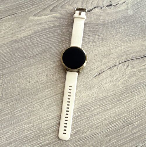 Garmin Venu 4 GPS Smartwatch 41mm White/Silver Silicone Strap
