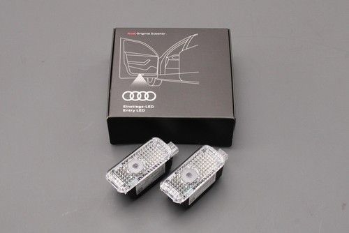 Genuine Audi e-tron logo LED projector door entry puddle lights 4G0052133L 