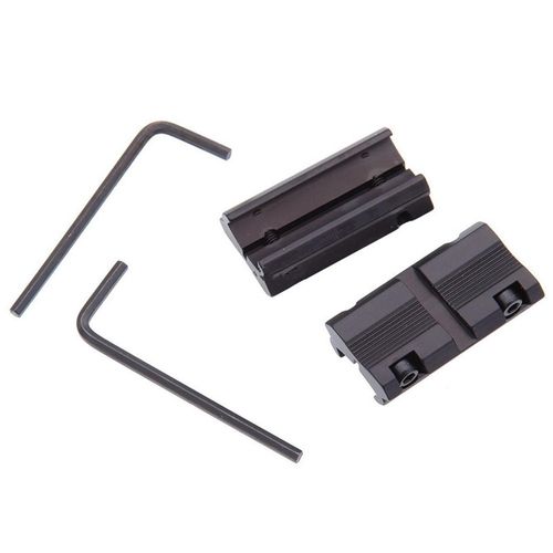 Tactical 11mm Dovetail to 20mm Weaver Picatinny Rail Adapter Mount 2PCS/Pack UK — image 1