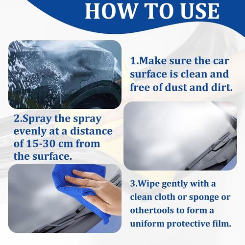2x 120ml Car Quick-Acting Coating Agent Spray,Car Coating Spray,Multi-functional — image 7