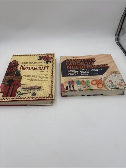Vintage Needlework Books From 80s X2 Bundle — image 1