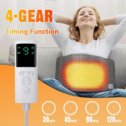 Therapeutic Electric Back Heat Pad Wrap for Muscle Tension Back Neck Pain Relief — image 5