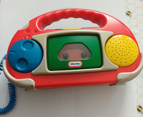Vintage Little Tikes Cassette Player  With Microphone Rare Find Tested & Working — image 7