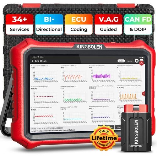2026 KINGBOLEN K8 PRO Car Diagnostic Scan Tool Bidirectional ECU Coding All Free
