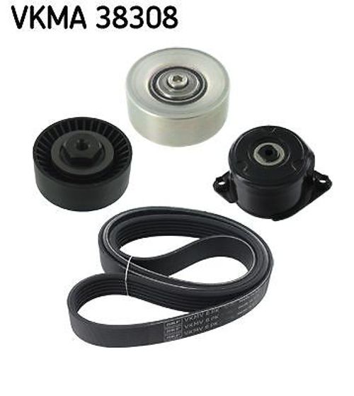 V-Ribbed Belt Set SKF VKMA 38308 Fits BMW 3 Series 5 Series 6 Series 7 Series