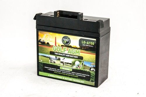 POWAKADDY Golf Battery 12V 22Ah + TBAR 18 HOLE BATTERY.  POWAKADDY.  