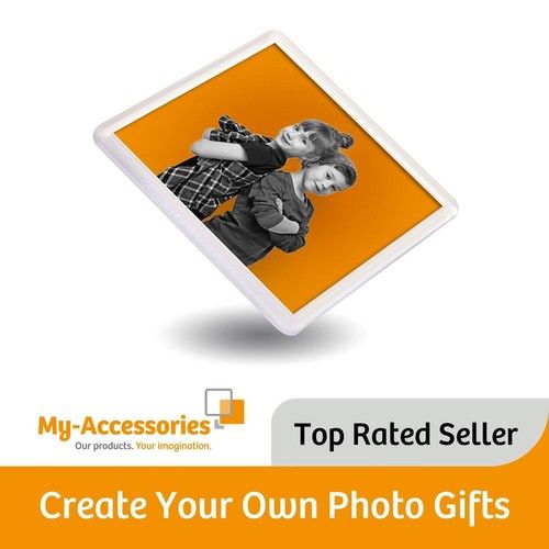 Blank Acrylic Photo Coaster 90 x 90mm N1 Insert Size - Personalise Gifts & Promo
