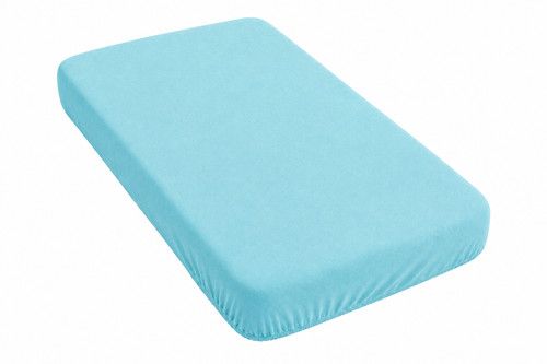2PC Baby Jersey Organic 100% Cotton Fitted Sheet for Travel Cot Mattress 95x65cm