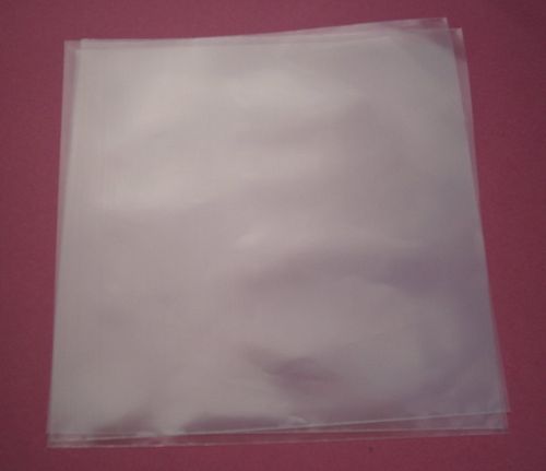 100 12" CLEAR  POLYTHENE CLEAR RECORD SLEEVES COVERS 450G+  FREE 24H DELIVERY — image 1
