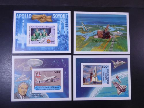 Space travel, TOP collection of imperforated series, blocks and special block series, **/MNH — image 11