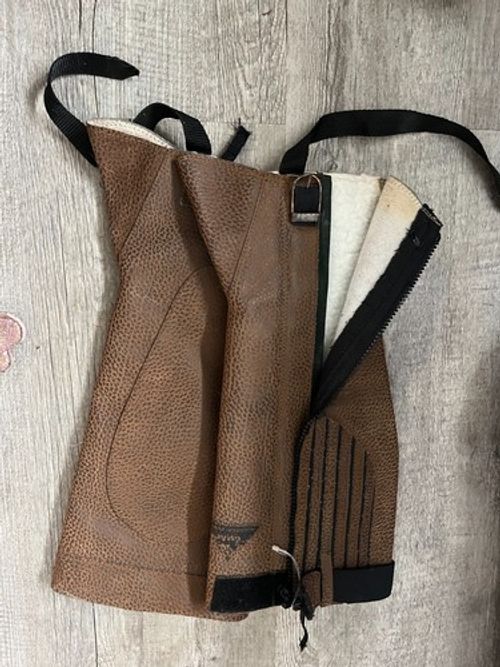 Mountain Horse Fleece Lined Half Chaps Size S