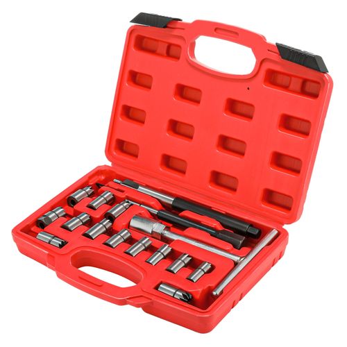 17pcs Professional Diesel Injector Seat Cutter Tool Cleaner Set Universal Kit — image 3