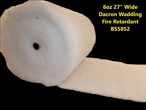 Polyester Wadding Dacron Upholstery Quilting Batting 6oz  27 inch FIRE RETARDANT — image 2