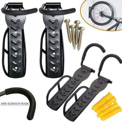 Wall Mounted Bike Rack Hook Storage Hanger Hanging Stand Bicycle Holder UK Stock