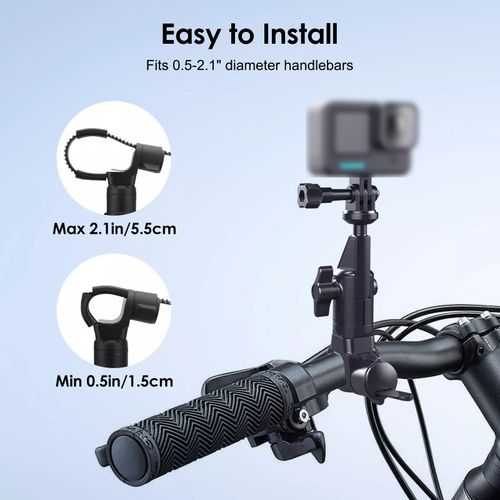 Anti-scratch Mountain Bike Handlebar Mount For Insta360 X4/X3 For Gopro For DJI — image 16