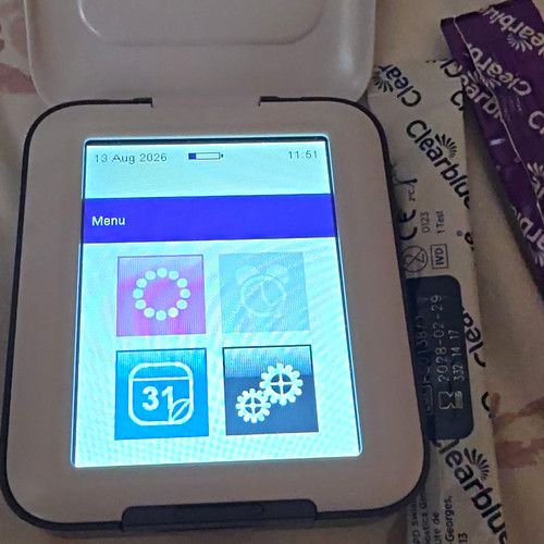 Plz Read Descrpt Clearblue Advanced Digital Fertility Monitor With Test Strips
