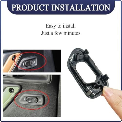 Car Door Lock Switch Bezel, Left Driver Side Door Lock Switch Cover Trim — image 8