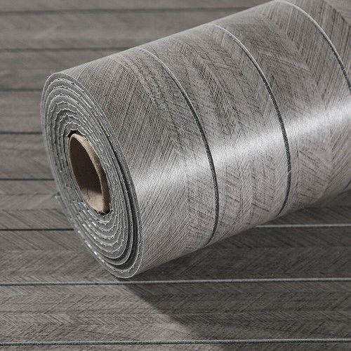 15M 3D Wood Grain Panel Effect Wallpaper Self Adhesive Wood Slat Wall Renovation