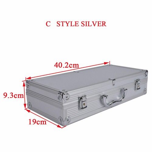 Pistol Hard Lock Box Storage Case Framed Locking Handgun Gun Safe Carry Case UK