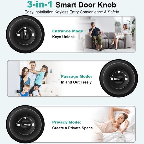 Fingerprint Door App Control Keyless Entry Door Lock For Home Bedroom Apartment — image 6