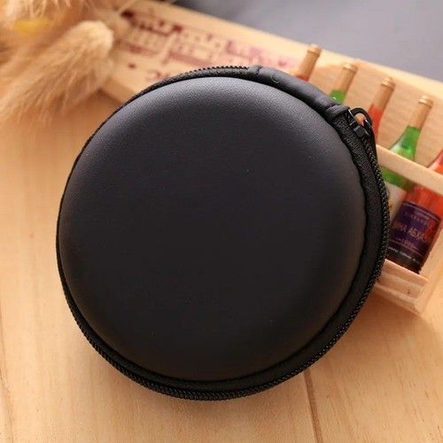 Hard EVA Earphone Storage Case Portable Headphone Earbud Cable Carry Pouch UK