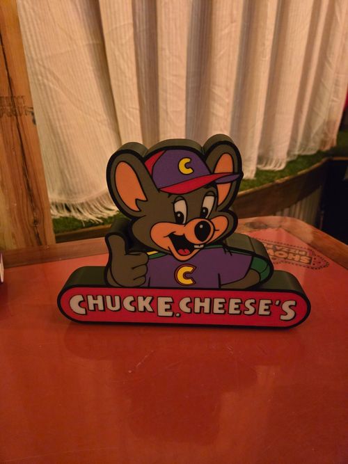 Chuck E Cheese Thumbs Up - USB Lighted LED Sign - Man Cave - arcade — image 3